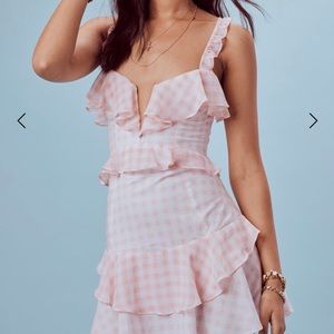 Mini love and lemons pink dress
